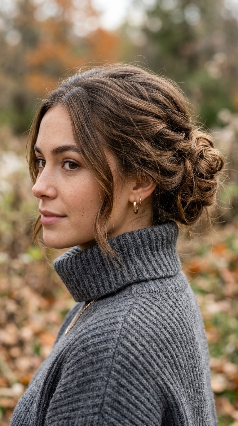 Messy Textured Chignon