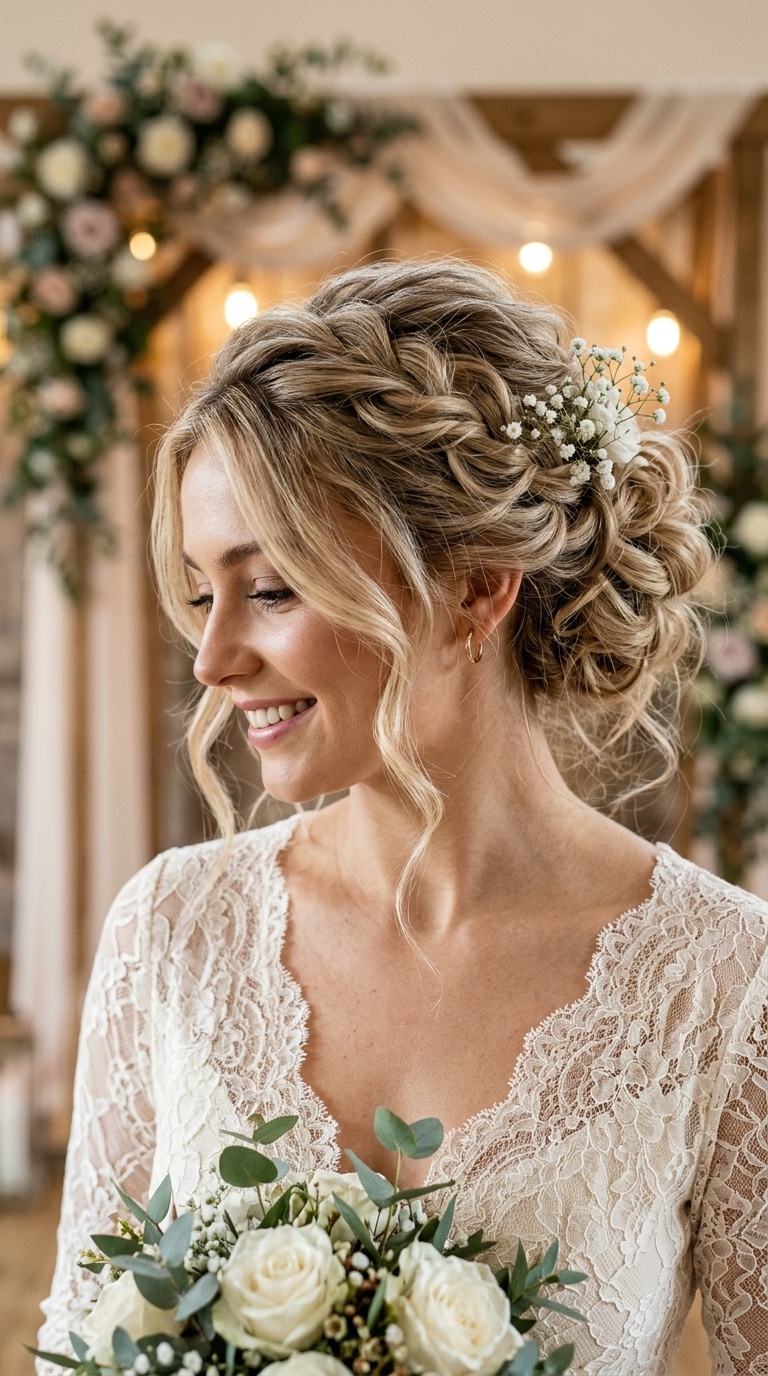 Messy Textured Romantic Updo