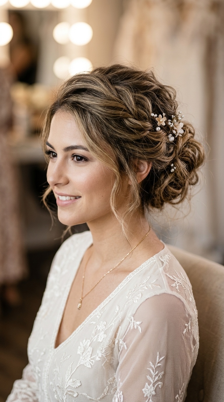 Messy Textured Updo