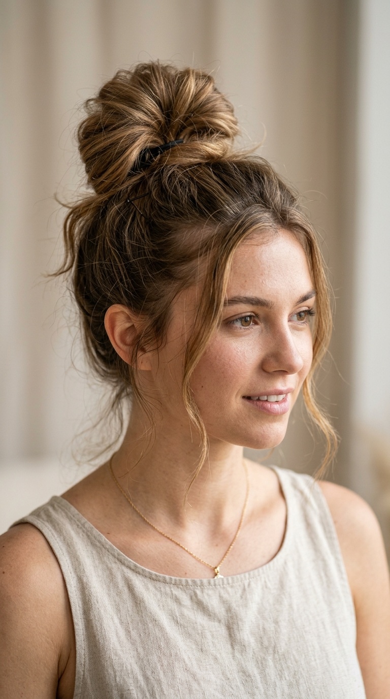 Messy Top Knot