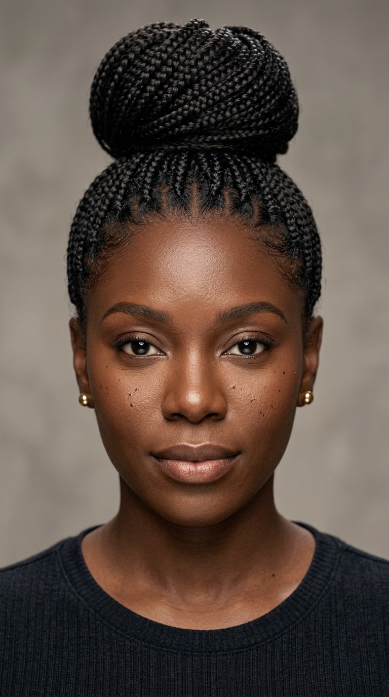 Micro-Braid Top Knot