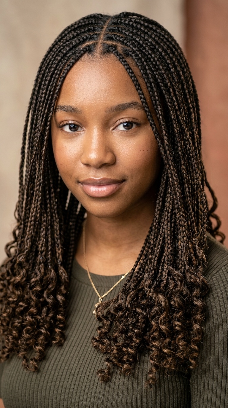 Micro-Braids with Curly Ends