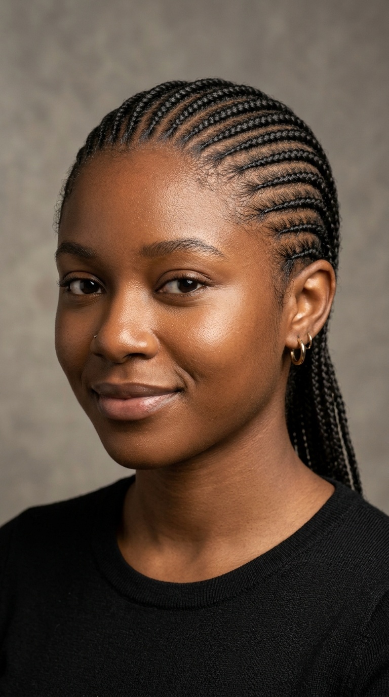Micro Conroe Braids for Fine Textures