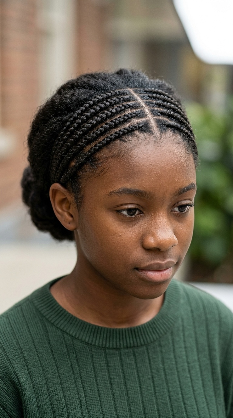Micro-Cornrow Headband