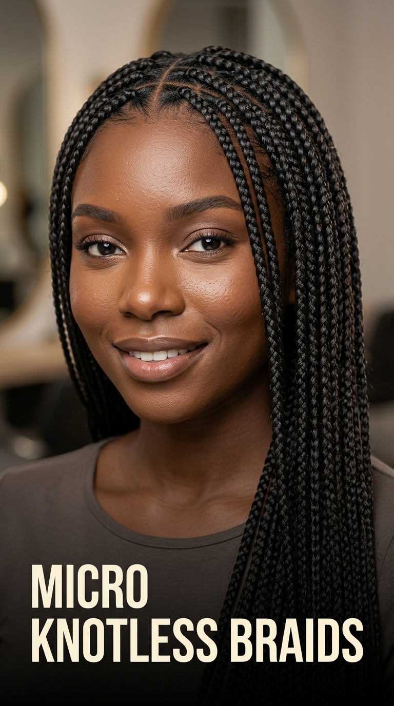 Micro Knotless Braids