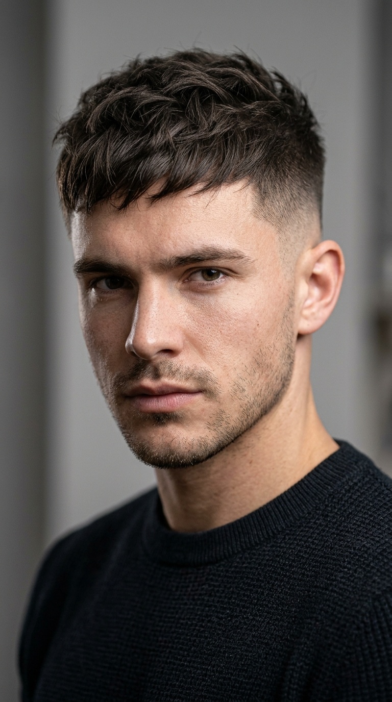 Mid Fade with French Crop