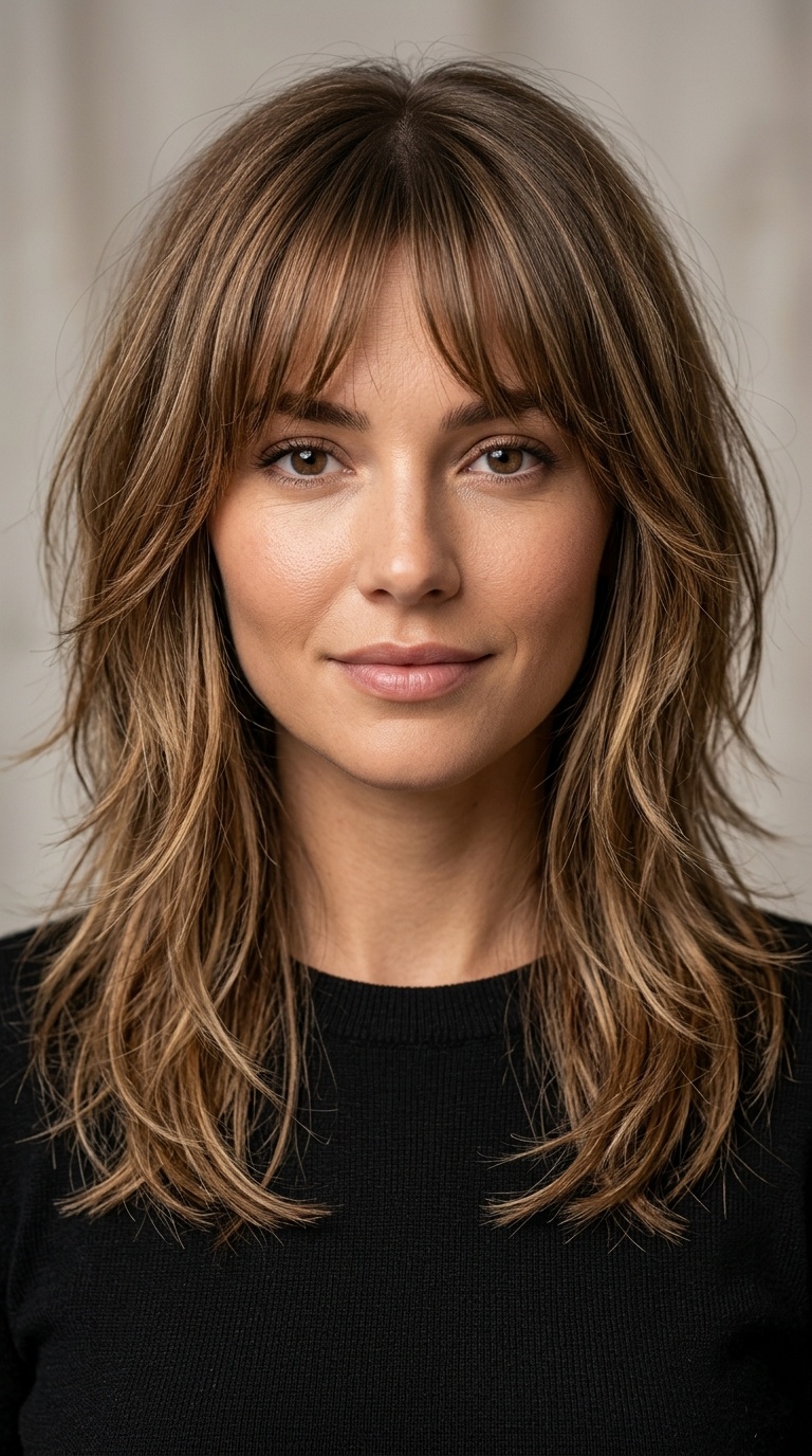 Middy Cut with Soft Graduated Layers