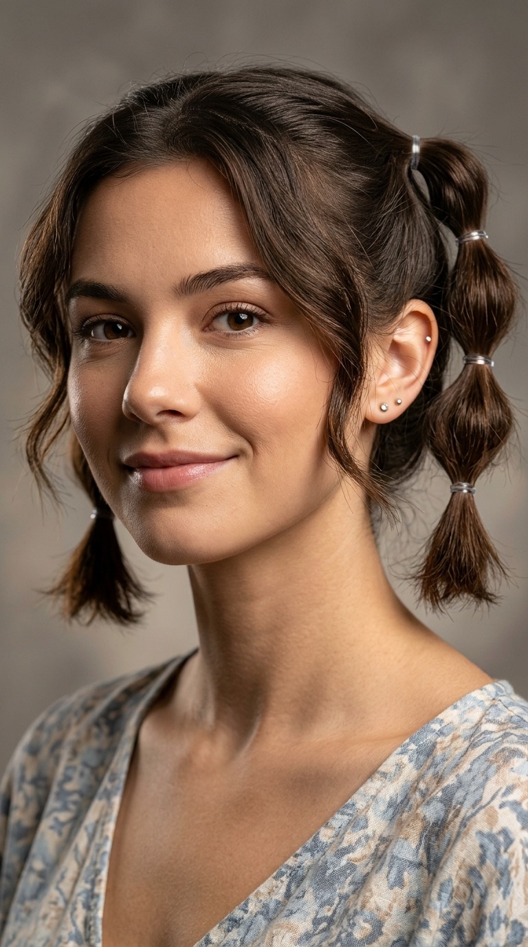 Mini Bubble Pigtails