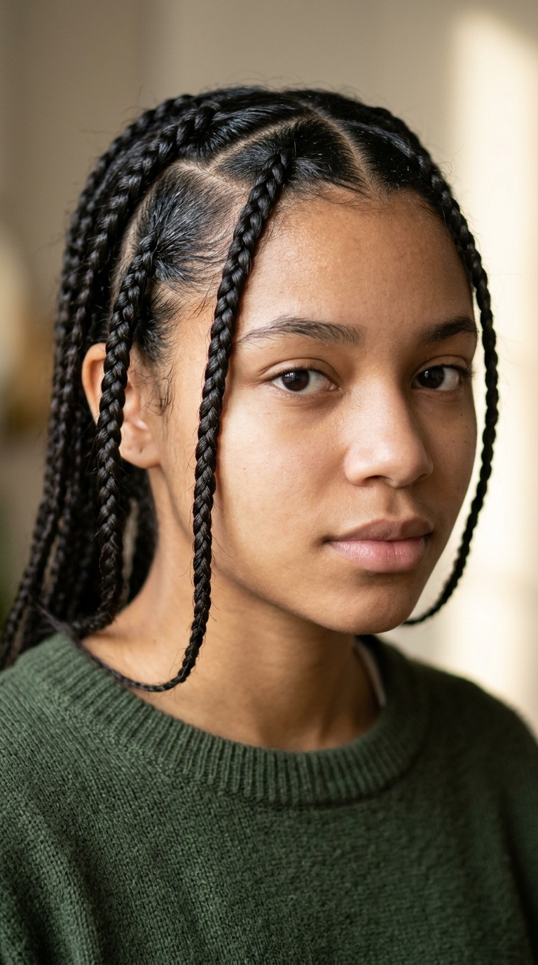Mini Front Braids