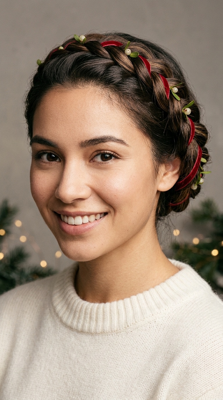 Mistletoe Accent Braid