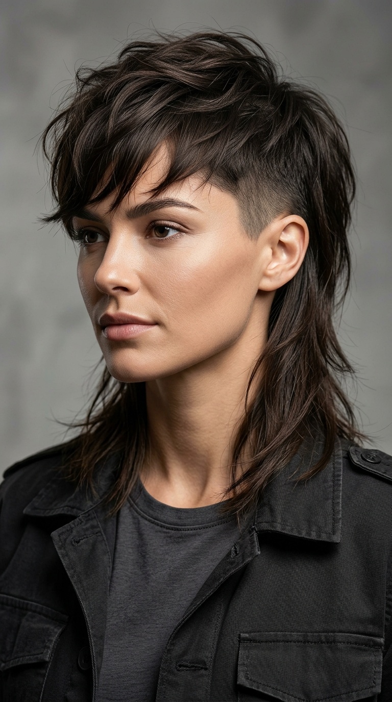 Modern Mullet with Tapered Sides