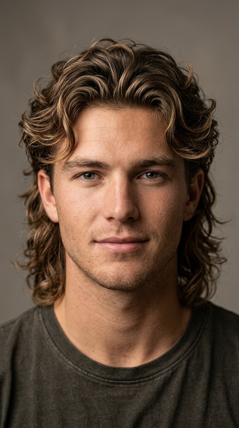 Modern Wavy Mullet Fusion