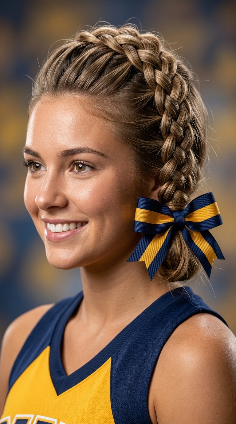 Mohawk Braid with Bow Finish