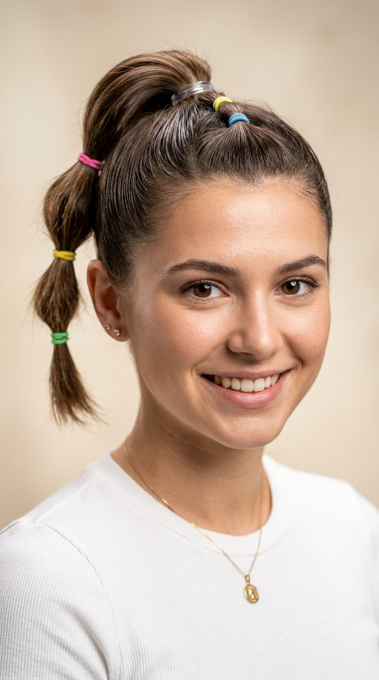 Multi-Band Ponytail