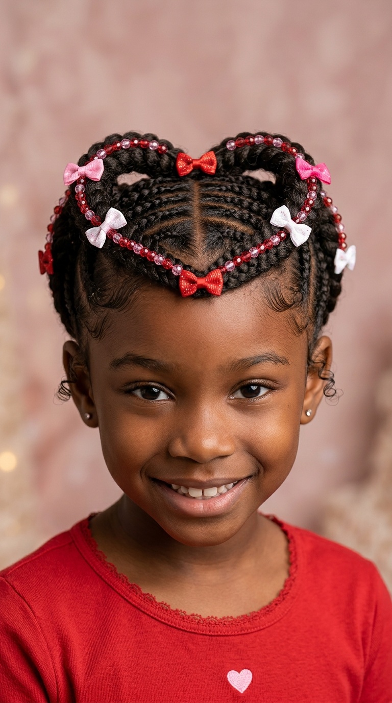 Multi-Braid Heart Crown
