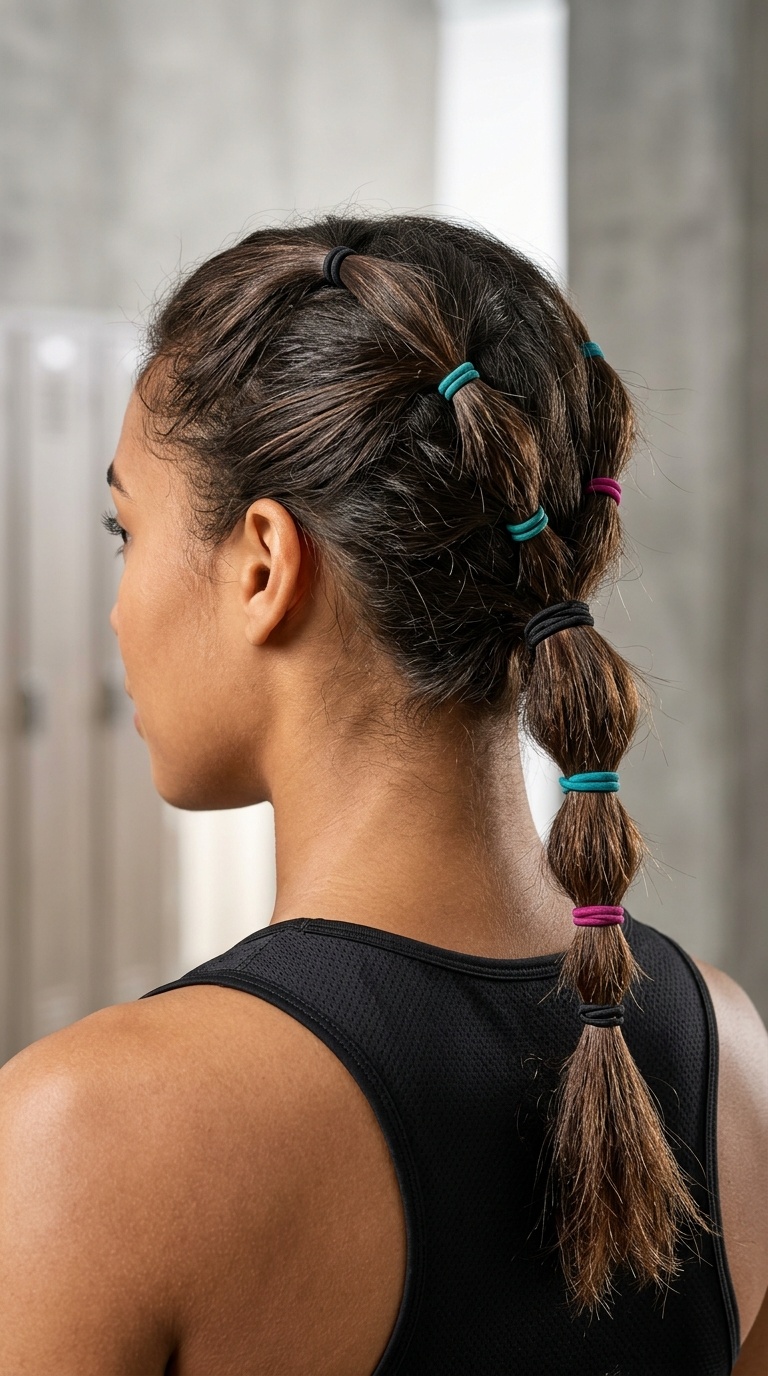 Multi-Elastic Low Ponytail