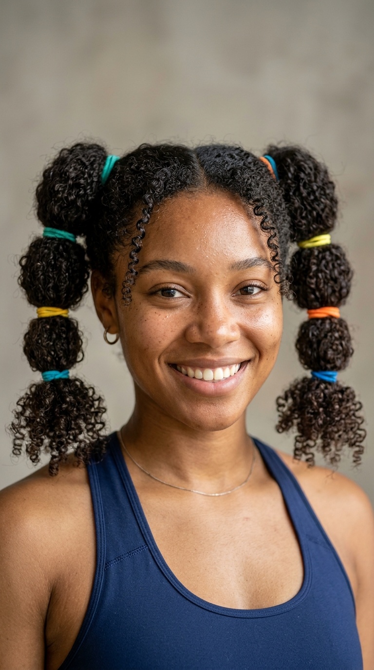 Multi-Elastic Pigtail Puffs