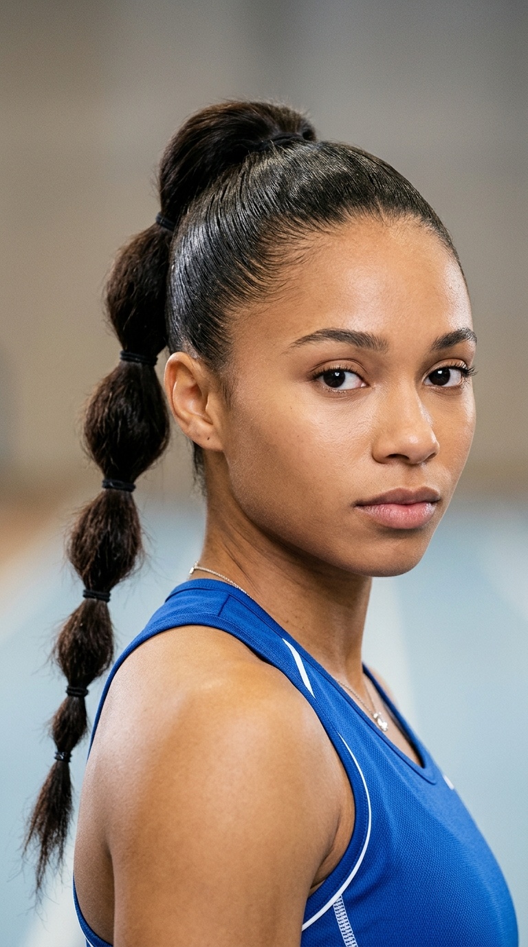 Multi-Elastic Segmented Ponytail