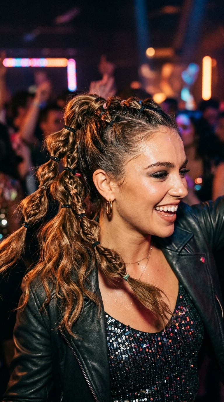 Multi-Elastic Twisted Ponytail