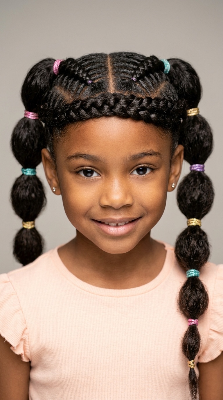 Multi-Sectioned Braided Crowns with Bubbles
