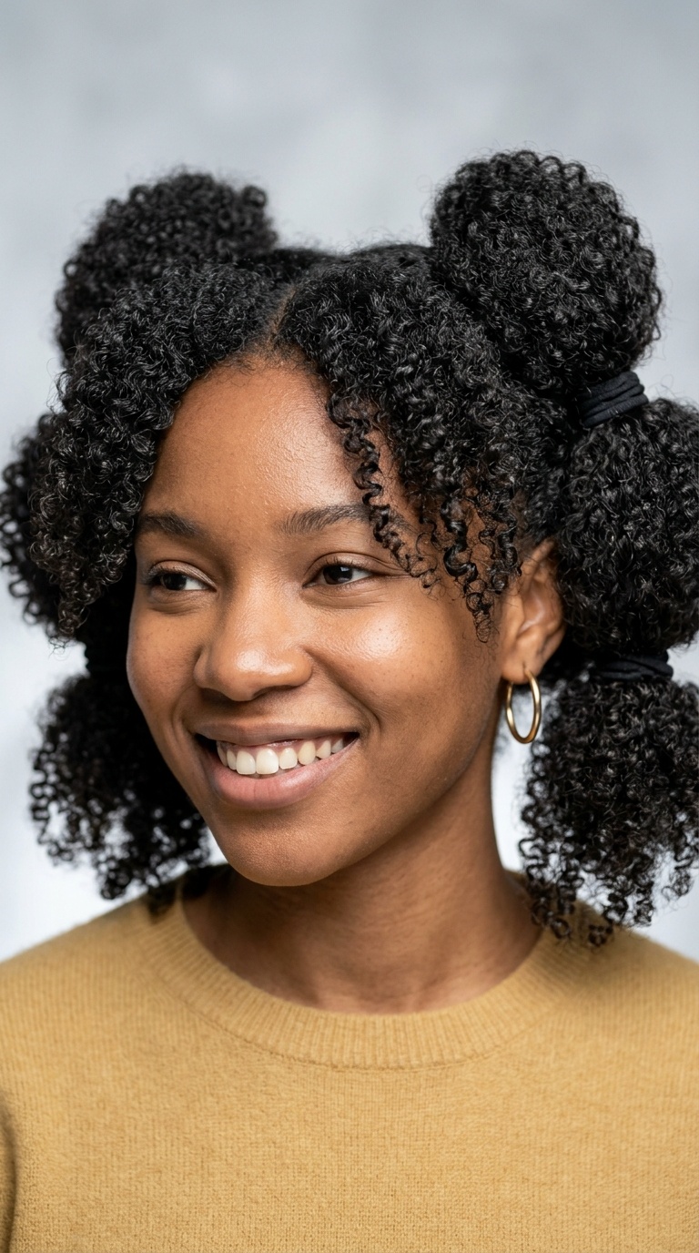 Multi-Sectioned Pigtail Puffs