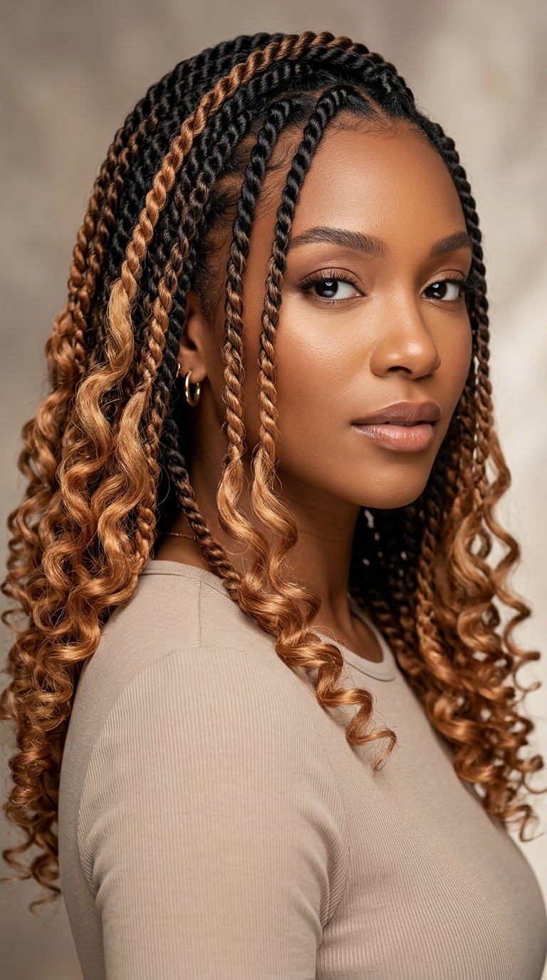 Multi-Tonal Ombre Twists