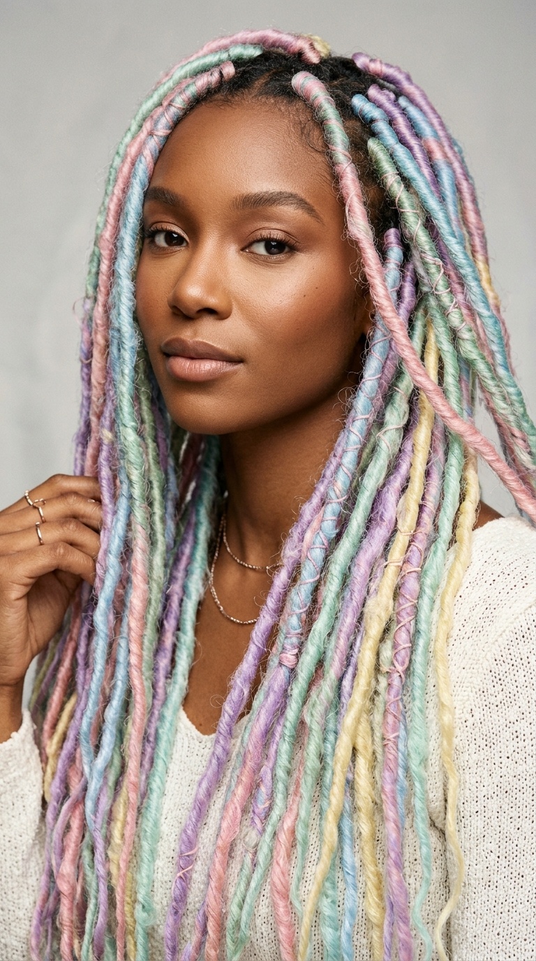 Multicolored Pastel Mix (Long)