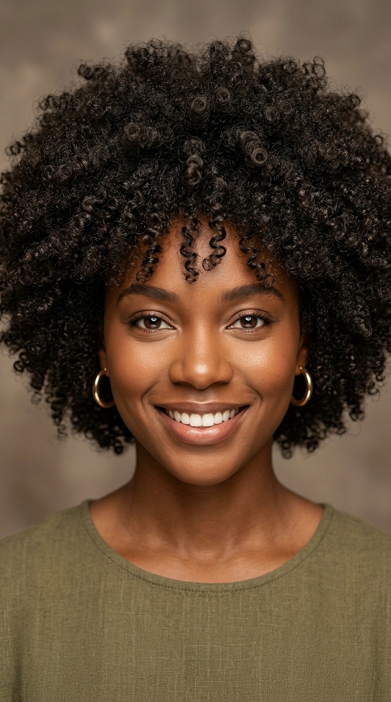 Natural Afro Curls