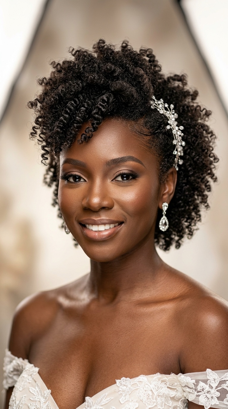 Natural Coil Faux Hawk