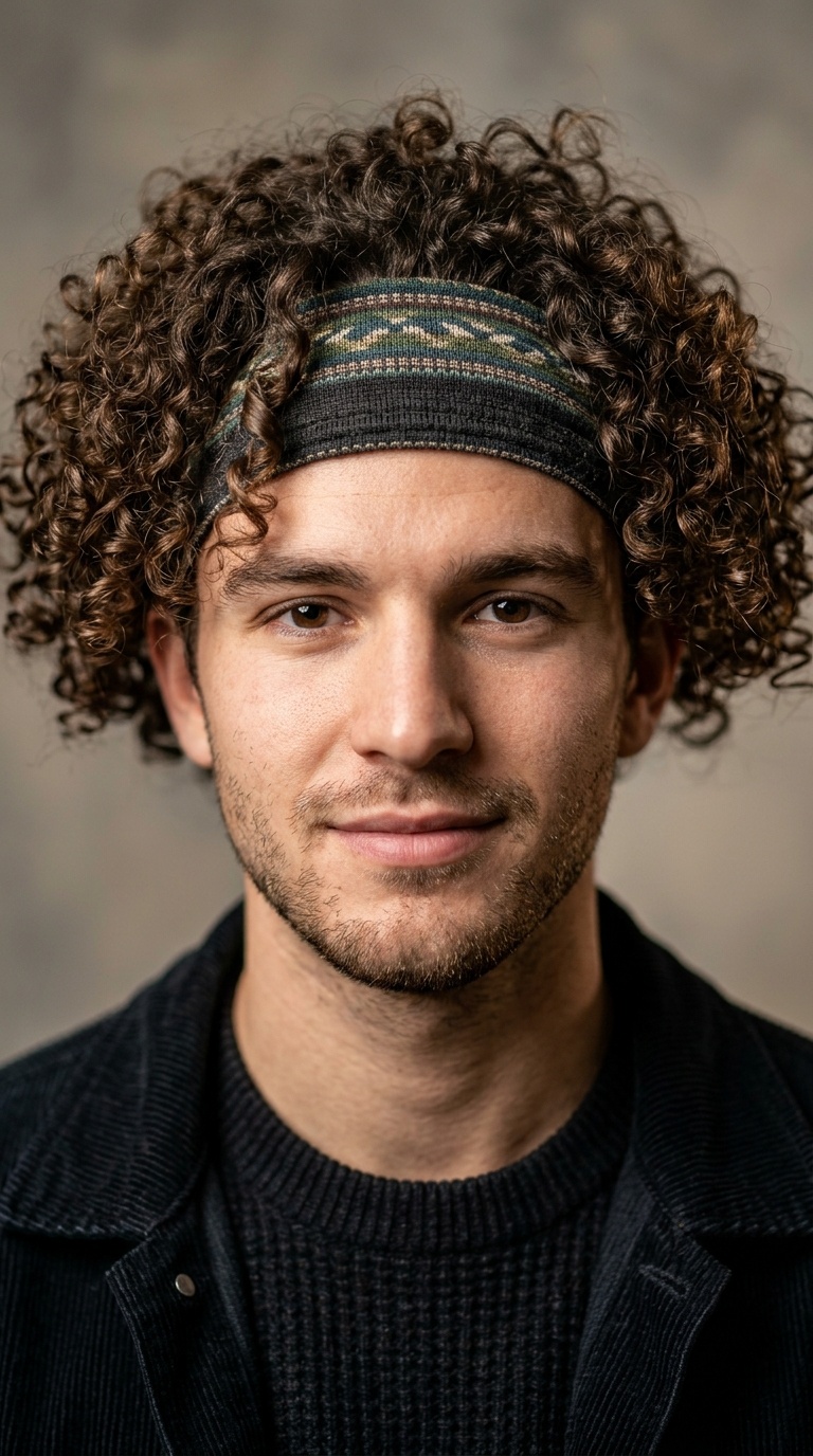 Natural Curls with Headband
