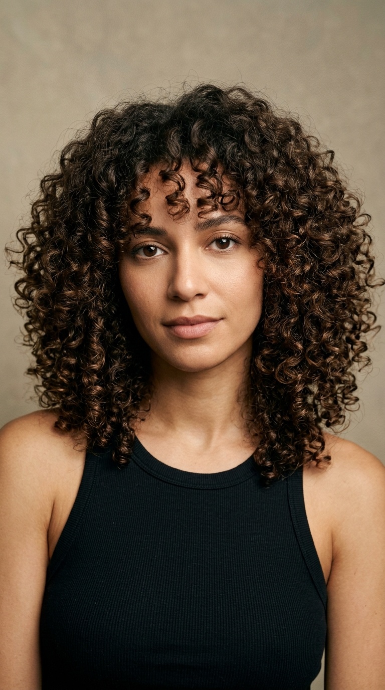 Natural Curls with Volume