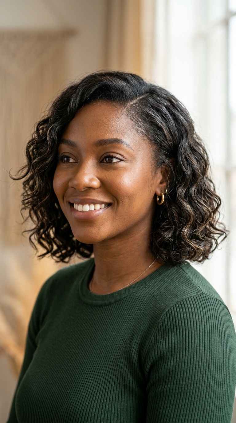 Natural Texture Heatless Wavy Bob