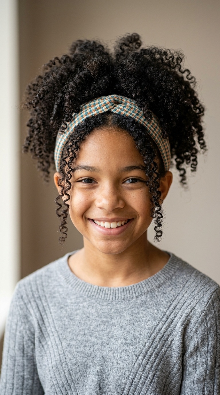 Natural Texture with Headband