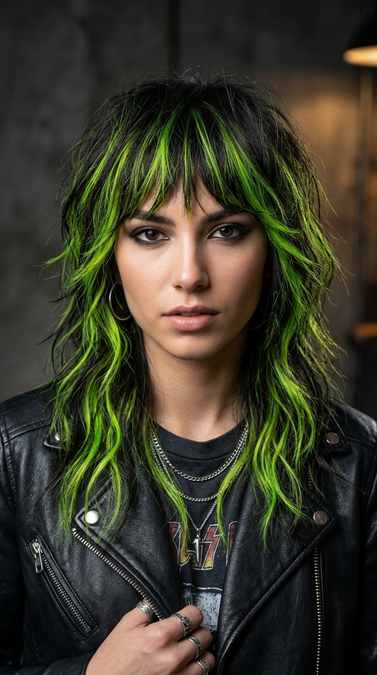 Neon Green Accented Layers