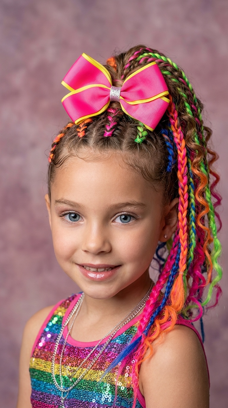 Neon Pop High Ponytail