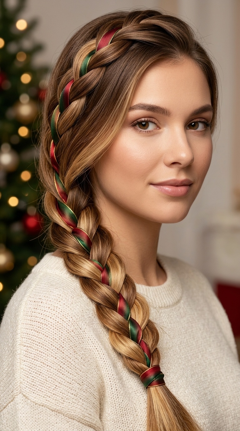 Ombre Ribbon 4-Strand Braid