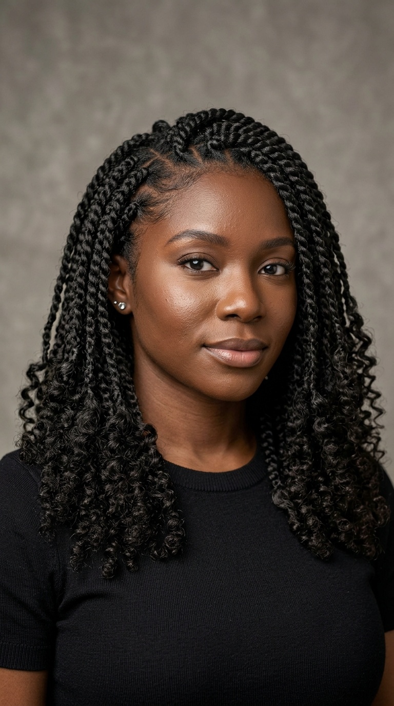 Passion Braids with Voluminous Ends