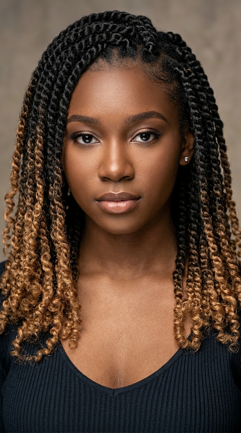 Passion Twists with Ombré Colors