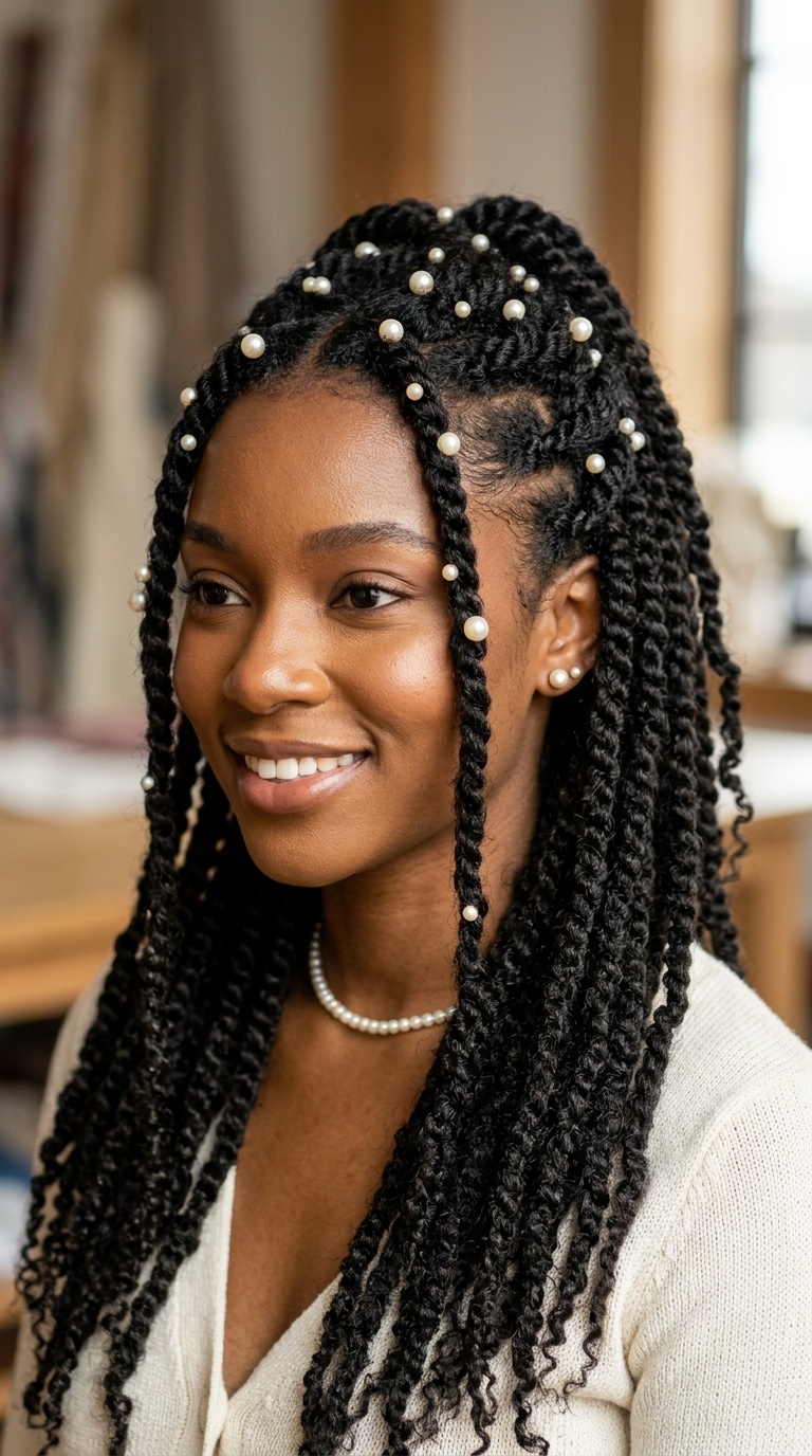 Pearl-Accented Twists