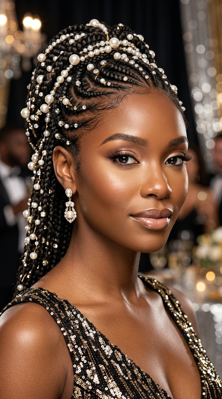 Pearl-Encrusted Braids