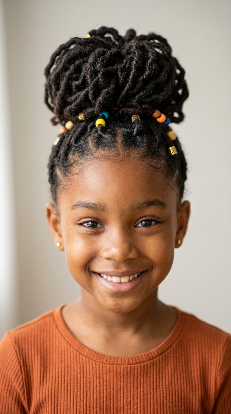 Pineapple Bun with Locs