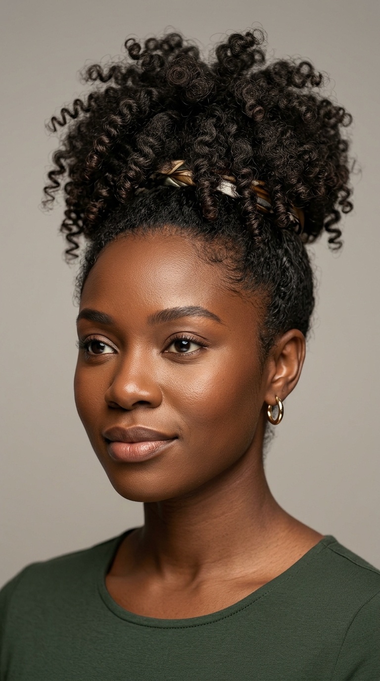 Pineapple Updo