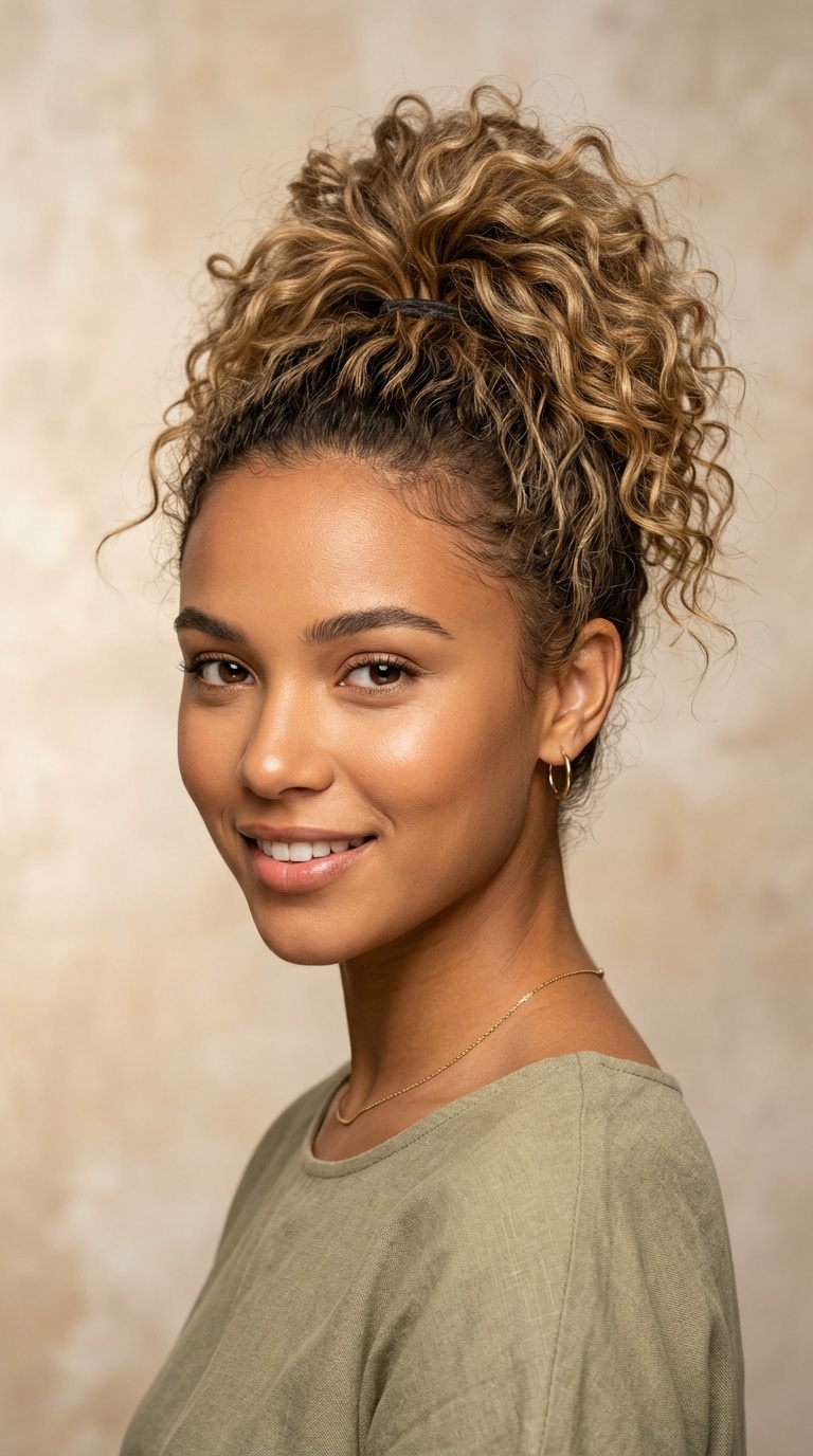 Pineapple Updo