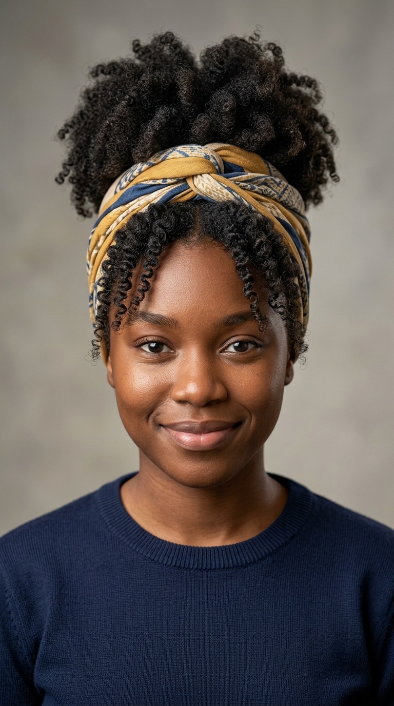Pineapple with Headwrap