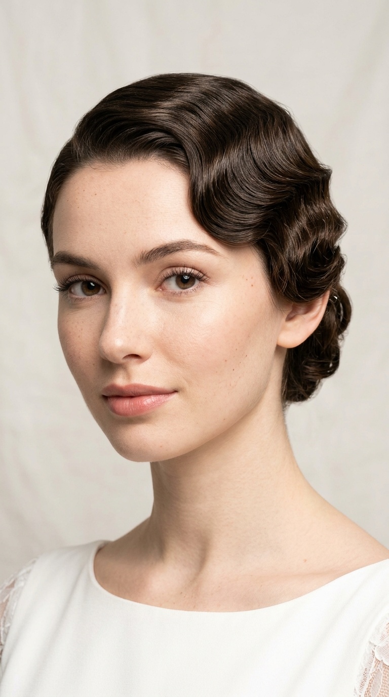Pinned-Back Finger Waves