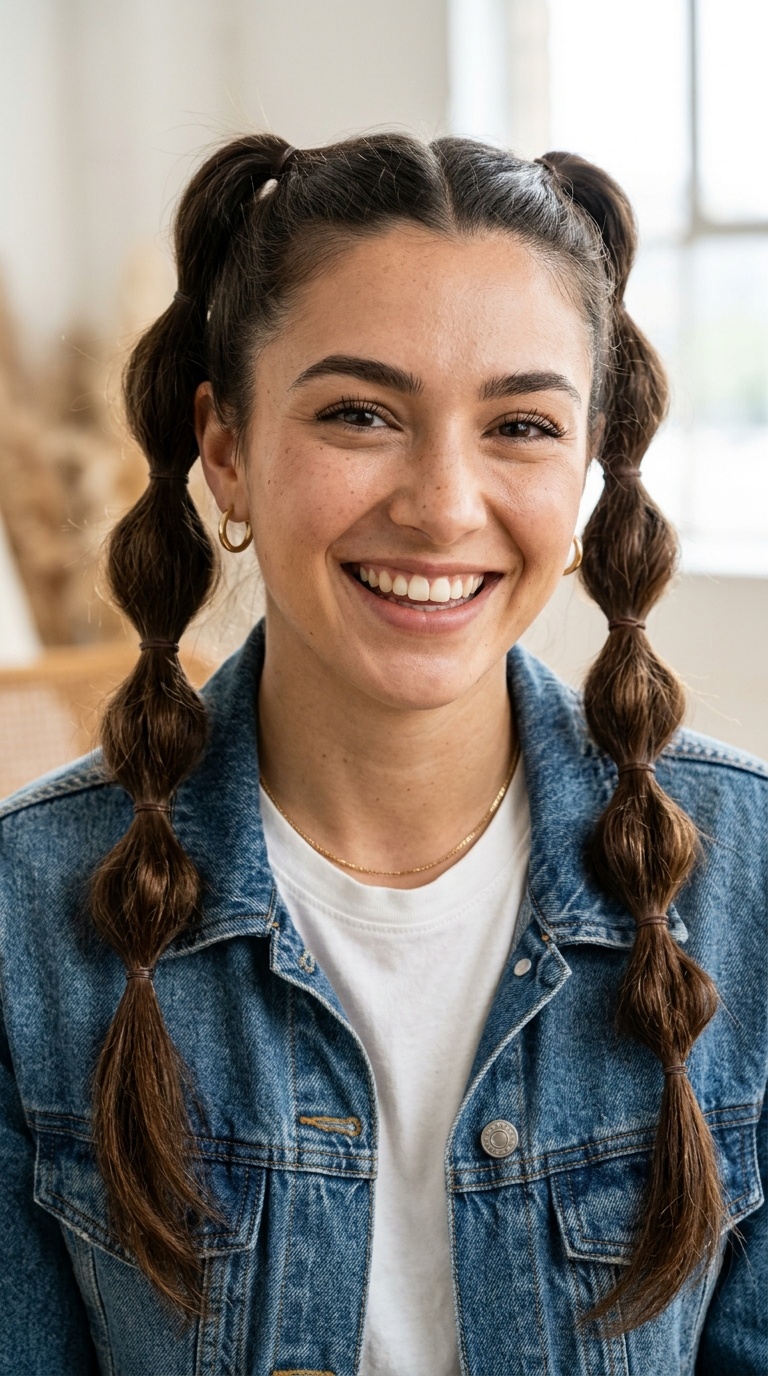 Playful Bubble Braids