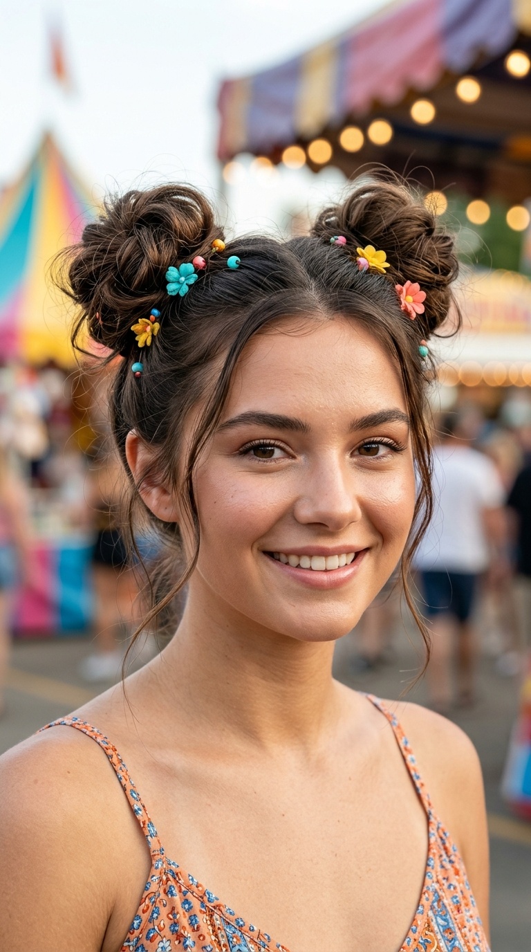 Playful Space Buns