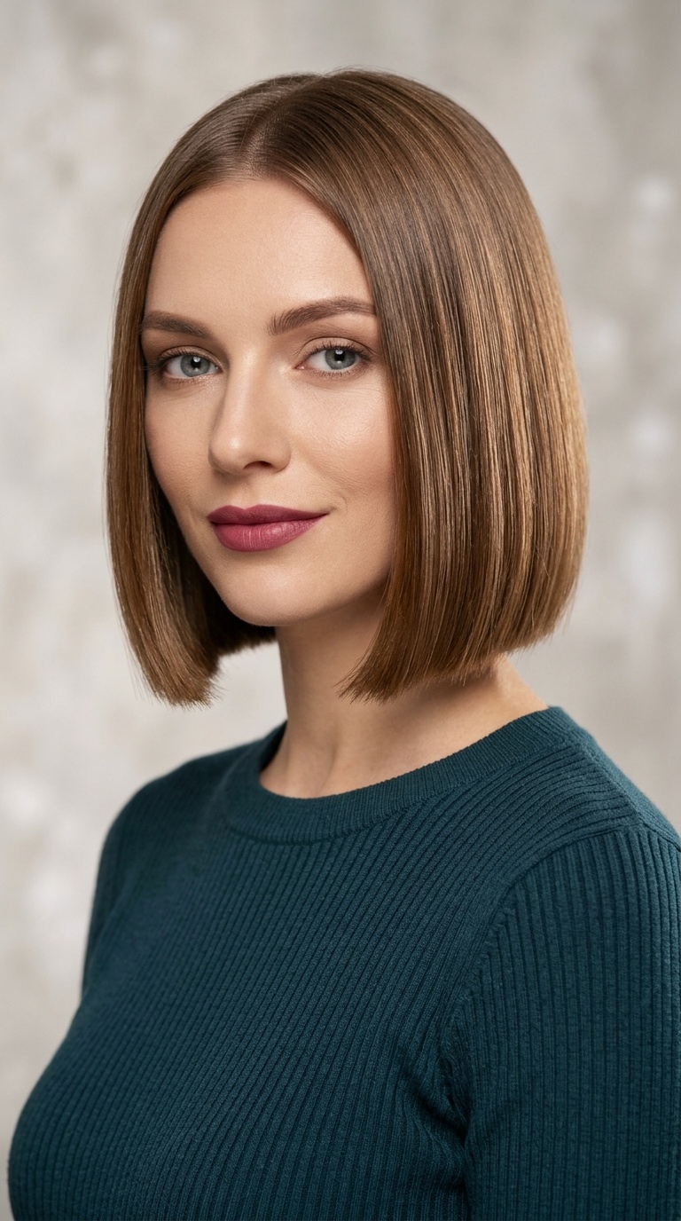 Polished Blunt Bob