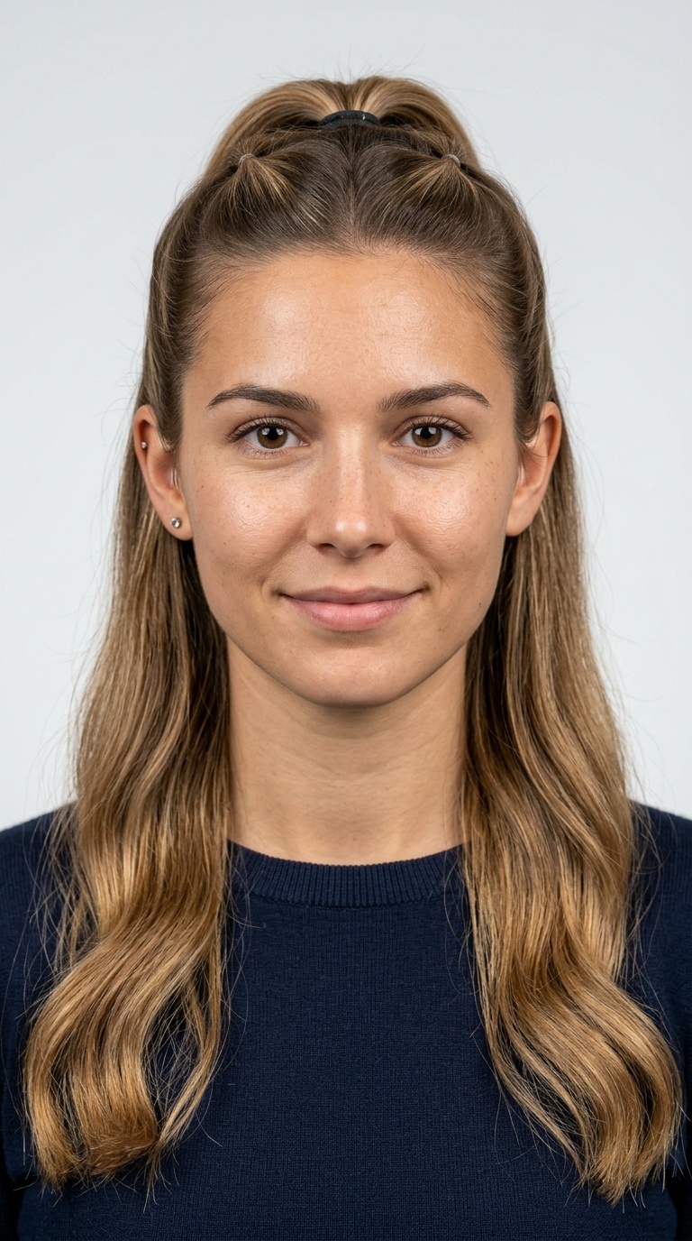 Polished Half-Up Half-Down