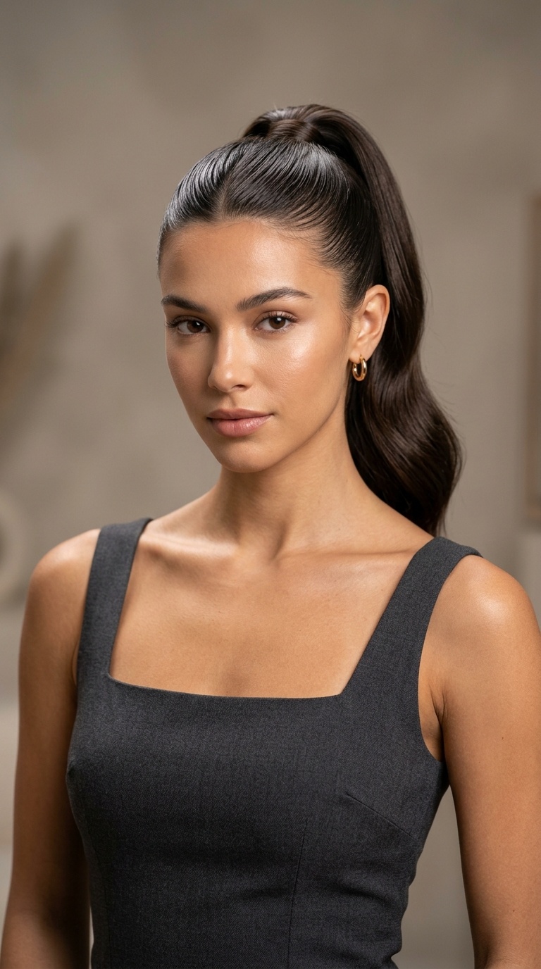 Polished High Ponytail